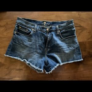 7 for all Mankind jean shorts size 30.